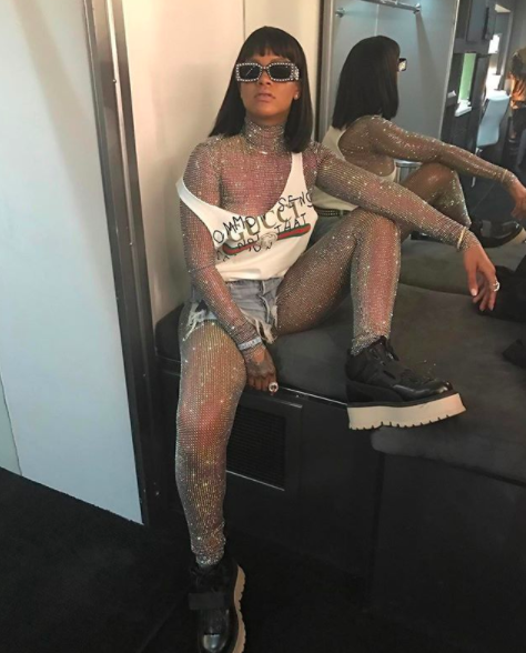 rihanna street style