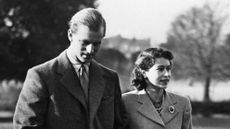The Queen and Prince Philip pictured in 1947