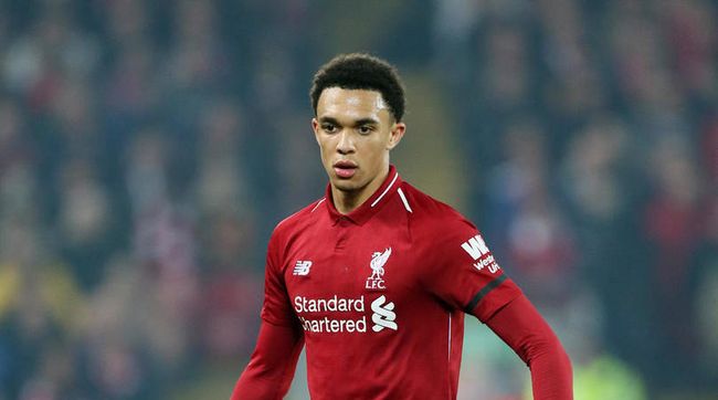 Liverpool right-back Trent Alexander-Arnold has been included in the ...