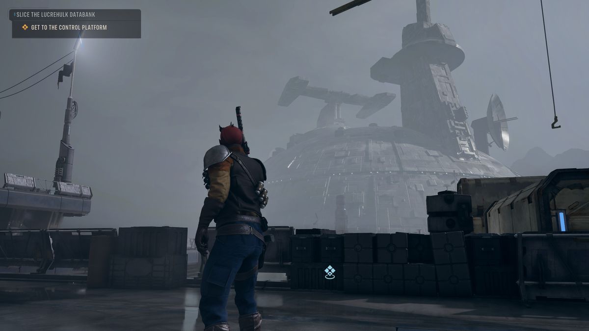 Zero Company looking at Separatist ship from ground