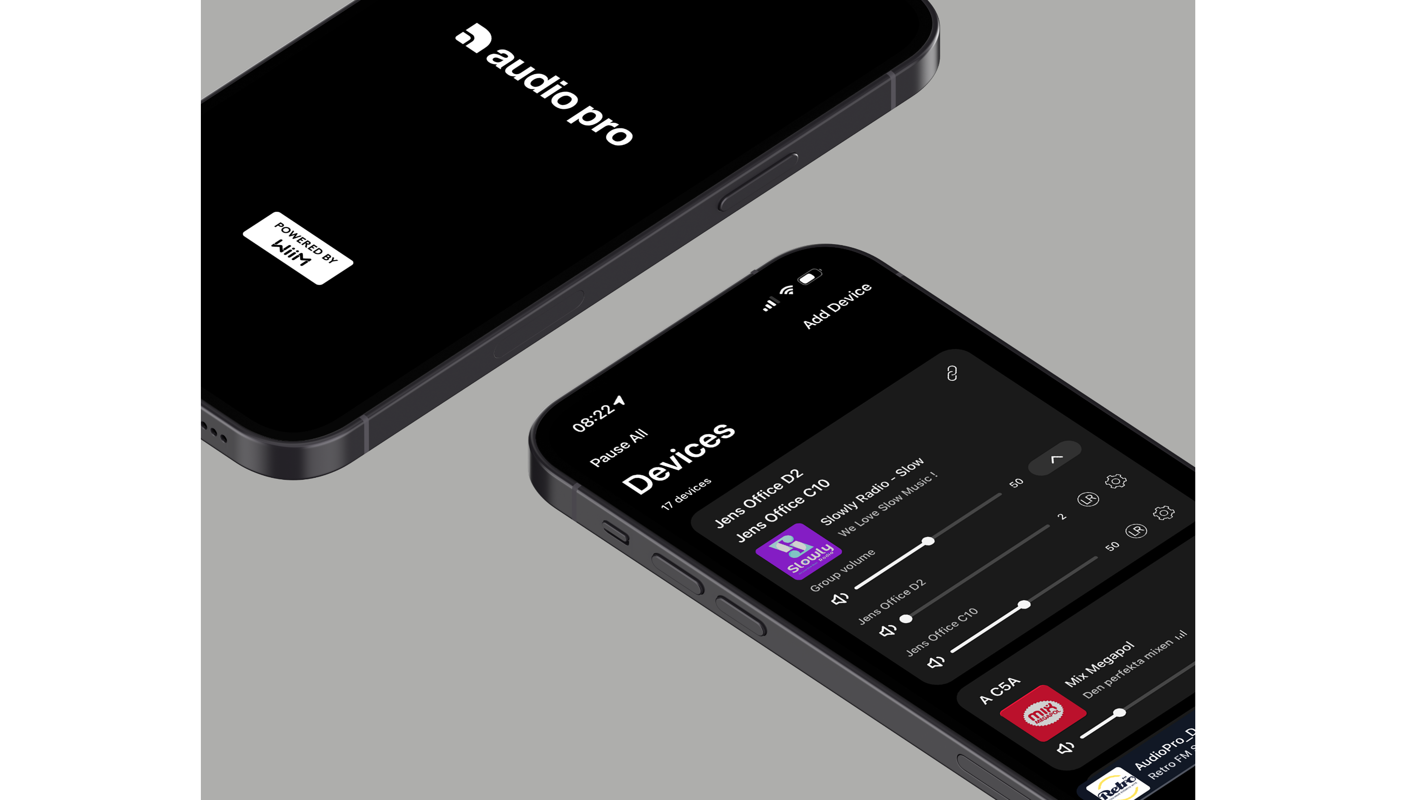 Audio Pro W-generation WiiM-powered app