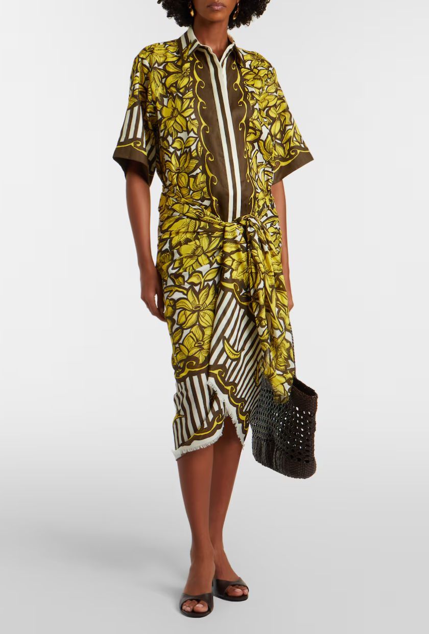 Alémais, Mona floral cotton beach cover-up