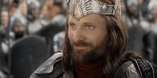 Aragorn being crowned