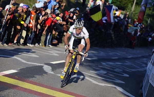 Cadel Evans (Australia) made a bold, final attack.