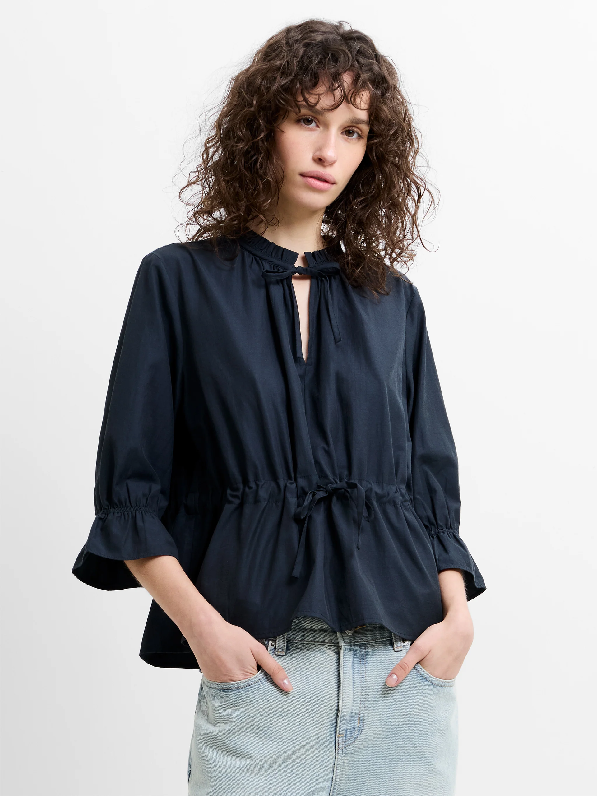 french connection, Era Poplin Blouse