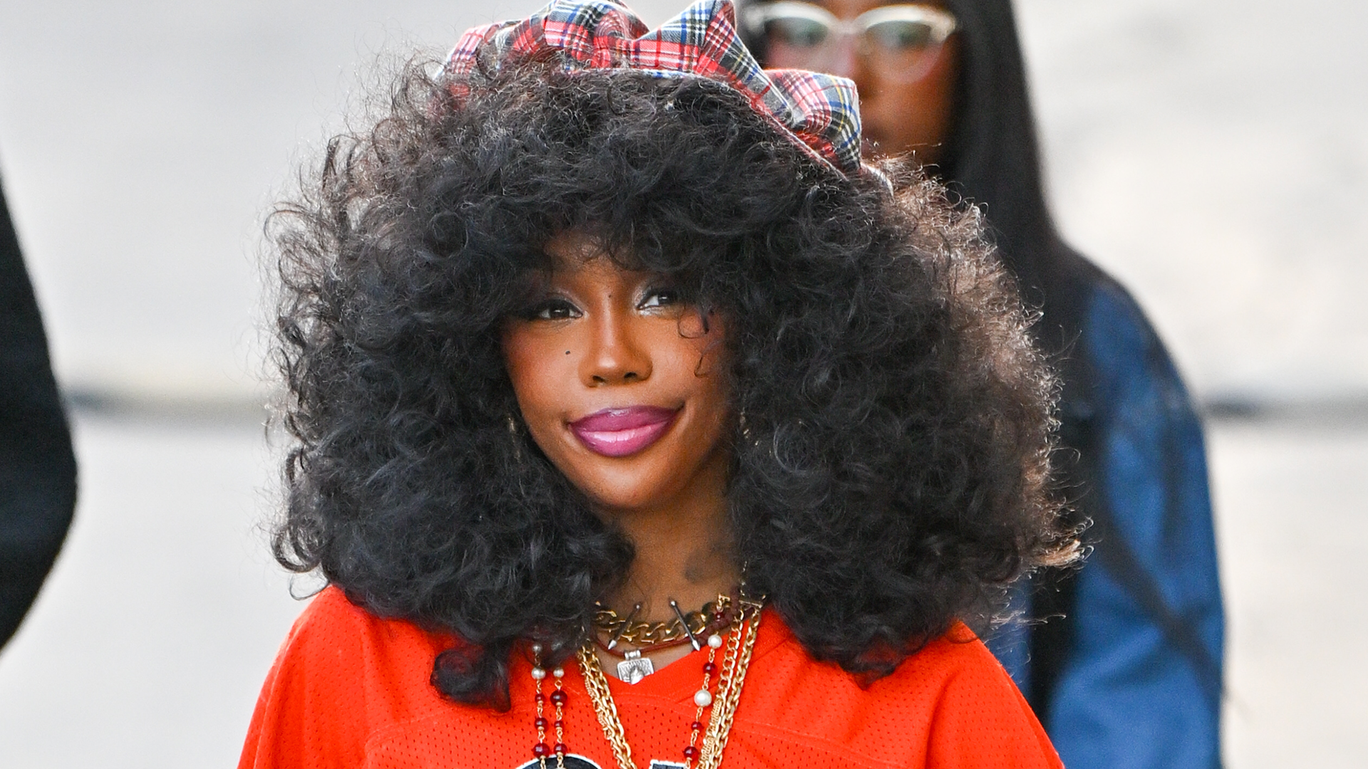 SZA styled an ultra-baggy set with Vans sneakers in Paris