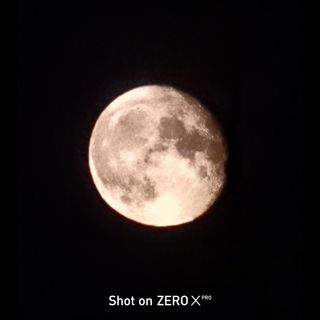 Shot of the moon using the Infinix ZERO X Pro