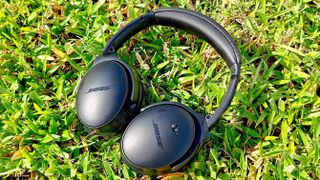 Bose QuietComfort Headphones on grass