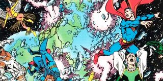 The first issue of DC's Crisis on Infinite Earths