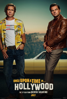 Once Upon a Time in Hollywood official poster. 