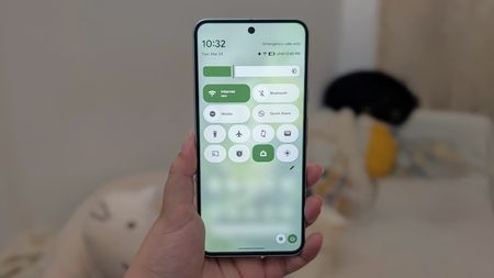 Quick settings tiles on Android 16