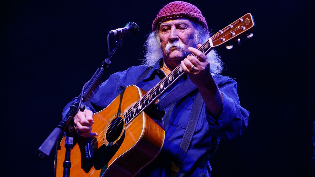 David Crosby performs at O2 Shepherd&#039;s Bush Empire on September 16, 2018 in London, England