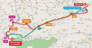 Vuelta Stage 9 map