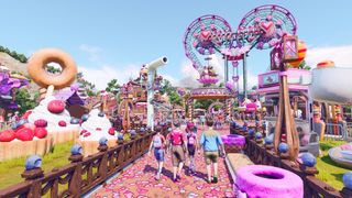 A Candyland-themed park