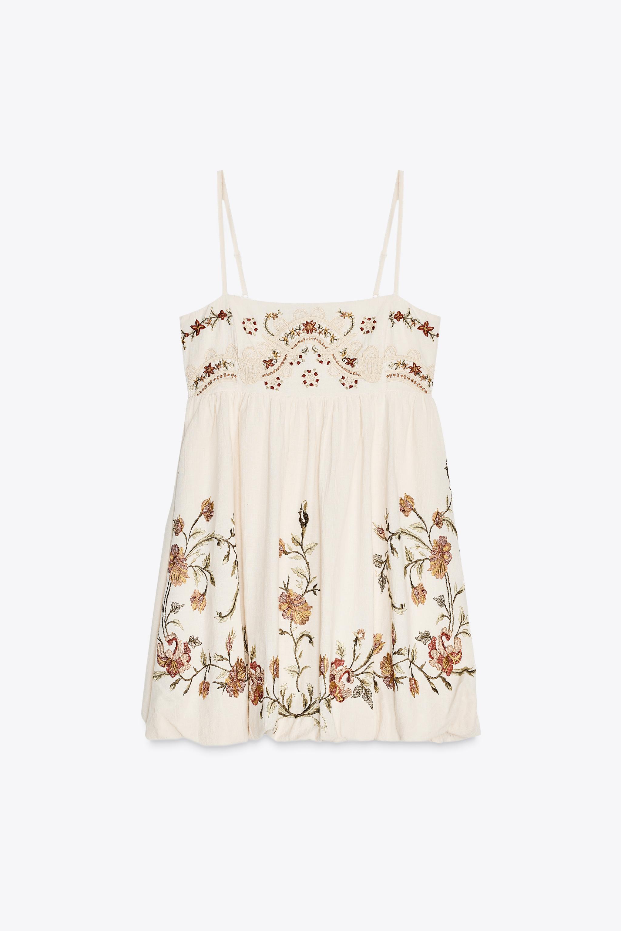 Zw Collection Embroidered Short Dress