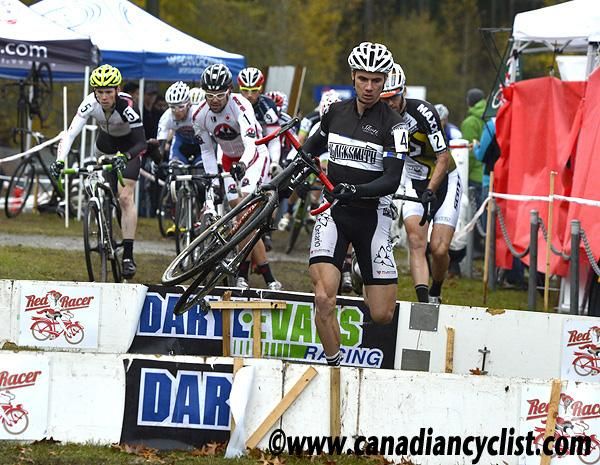 Mike Garrigan ( Blacksmith) was first over the barriers on lap 1.
