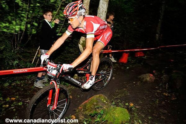 Christoph Sauser (Specialized) continues his quest for a podium finish, but only managed 10th.