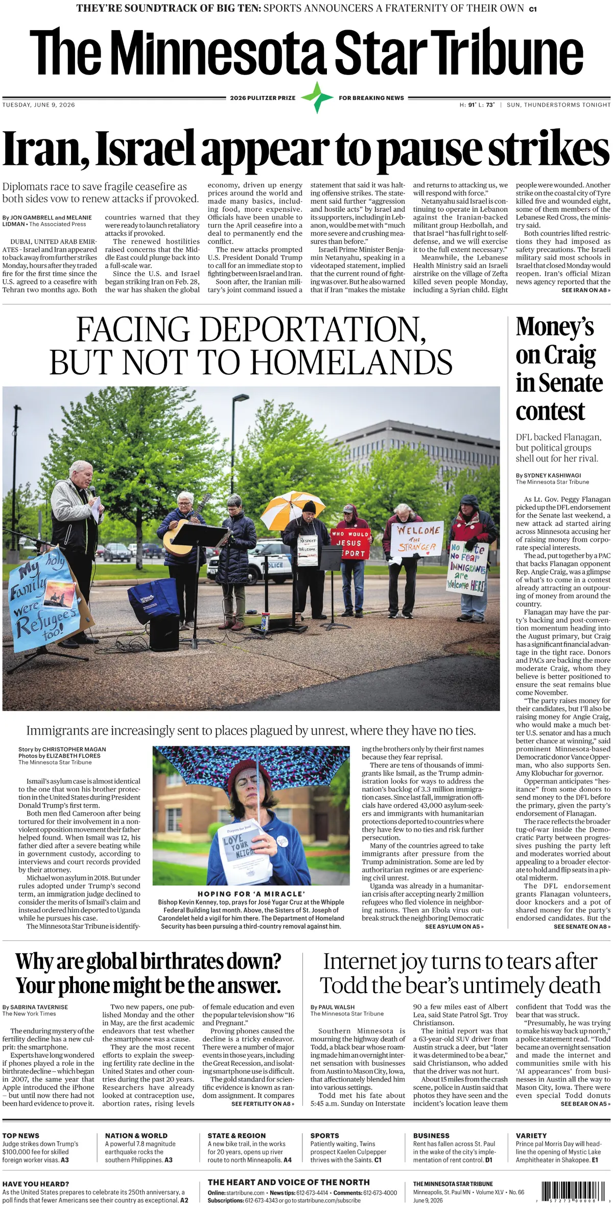 The Minnesota Star Tribune