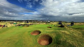 The 15th hole at Carnoustie