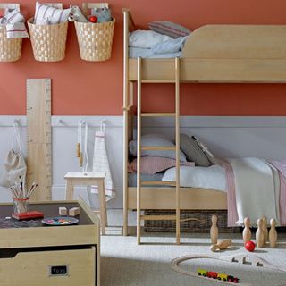 bedroom with rack bed and toys