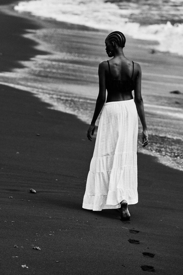 Plumeti Maxi Skirt