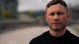 Former world champion boxer Carl Frampton promoting his new documentary