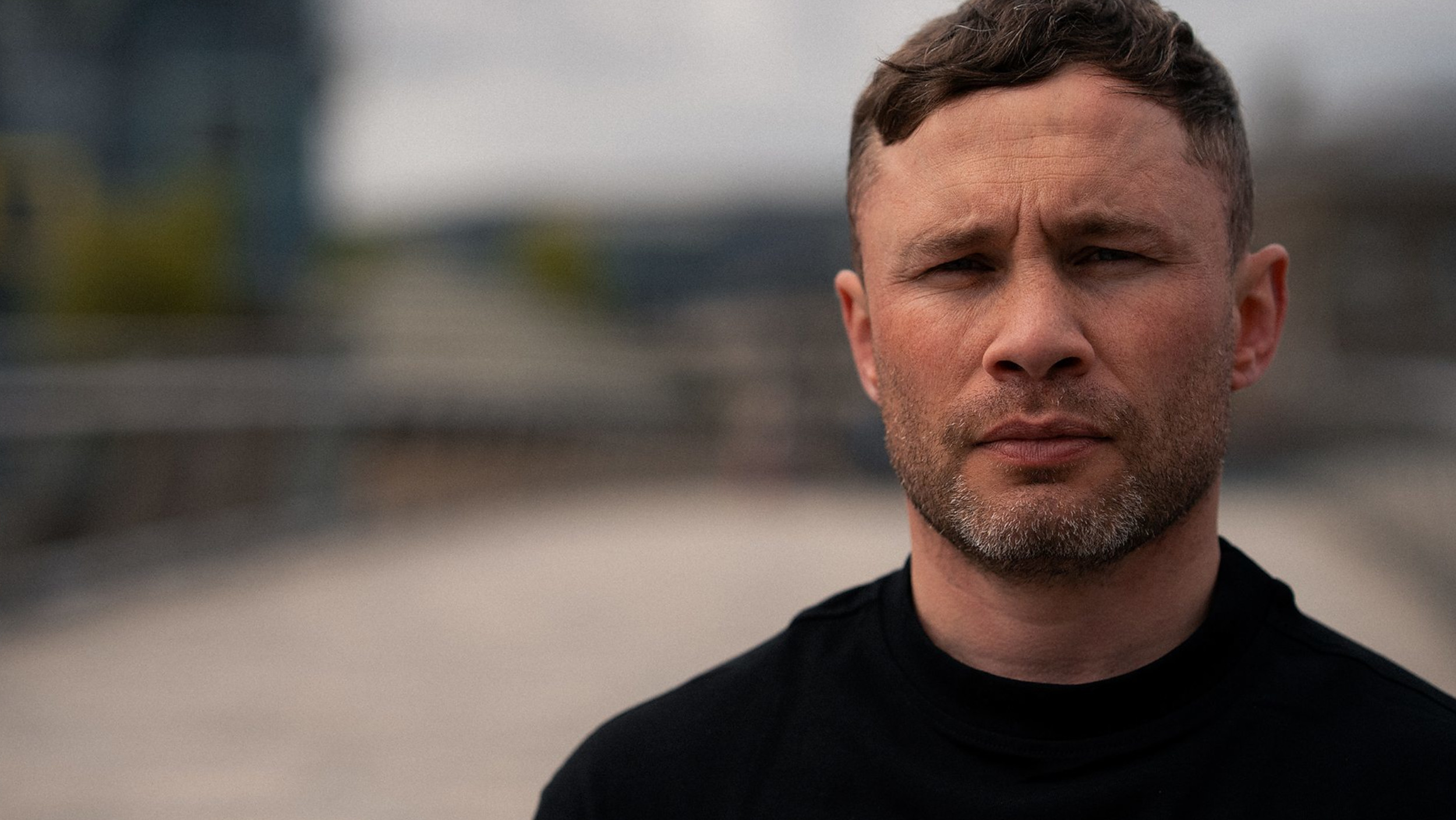 Former world champion boxer Carl Frampton promoting his new documentary