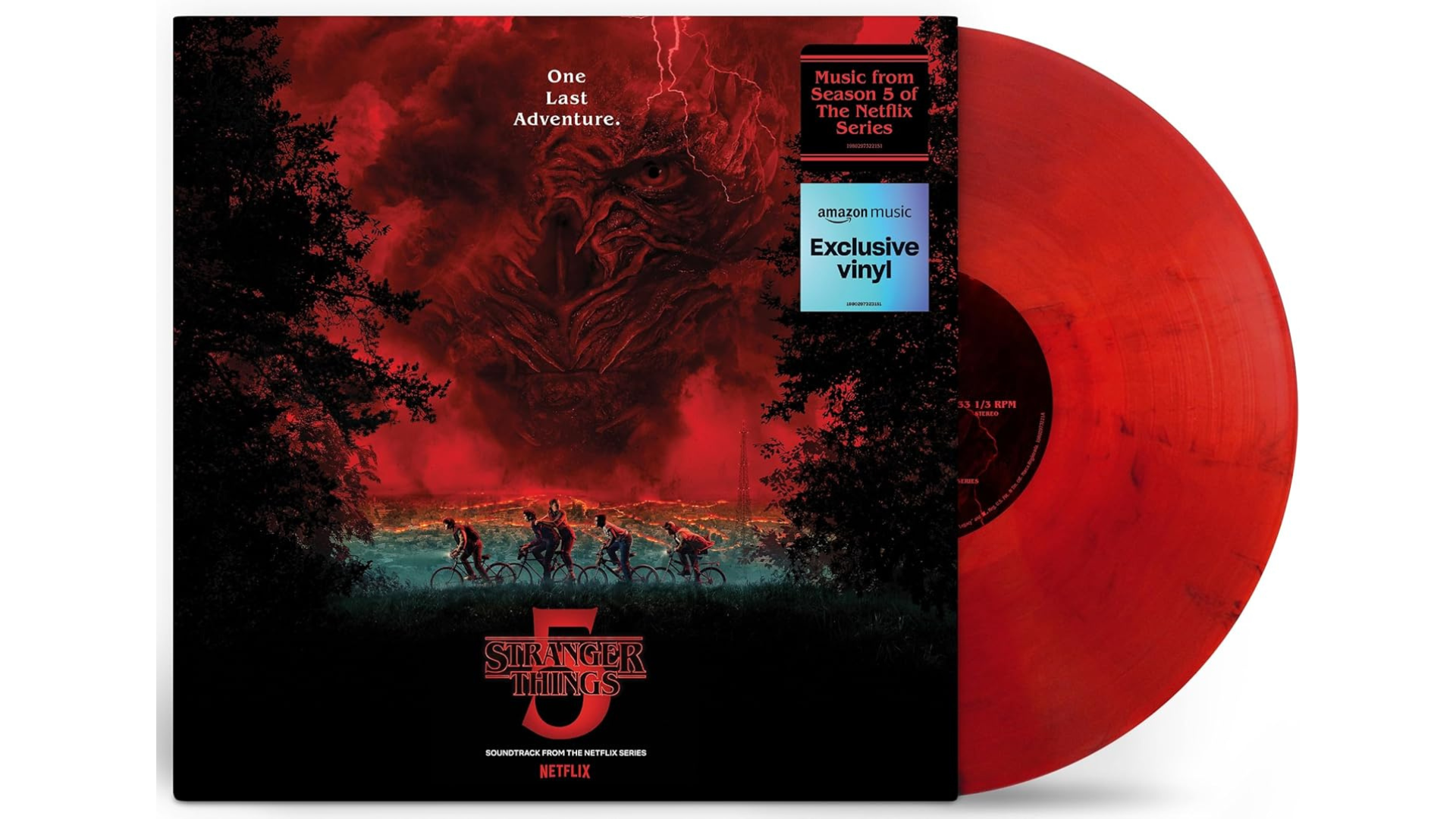 A press image of the Stranger Things season 5 vinyl