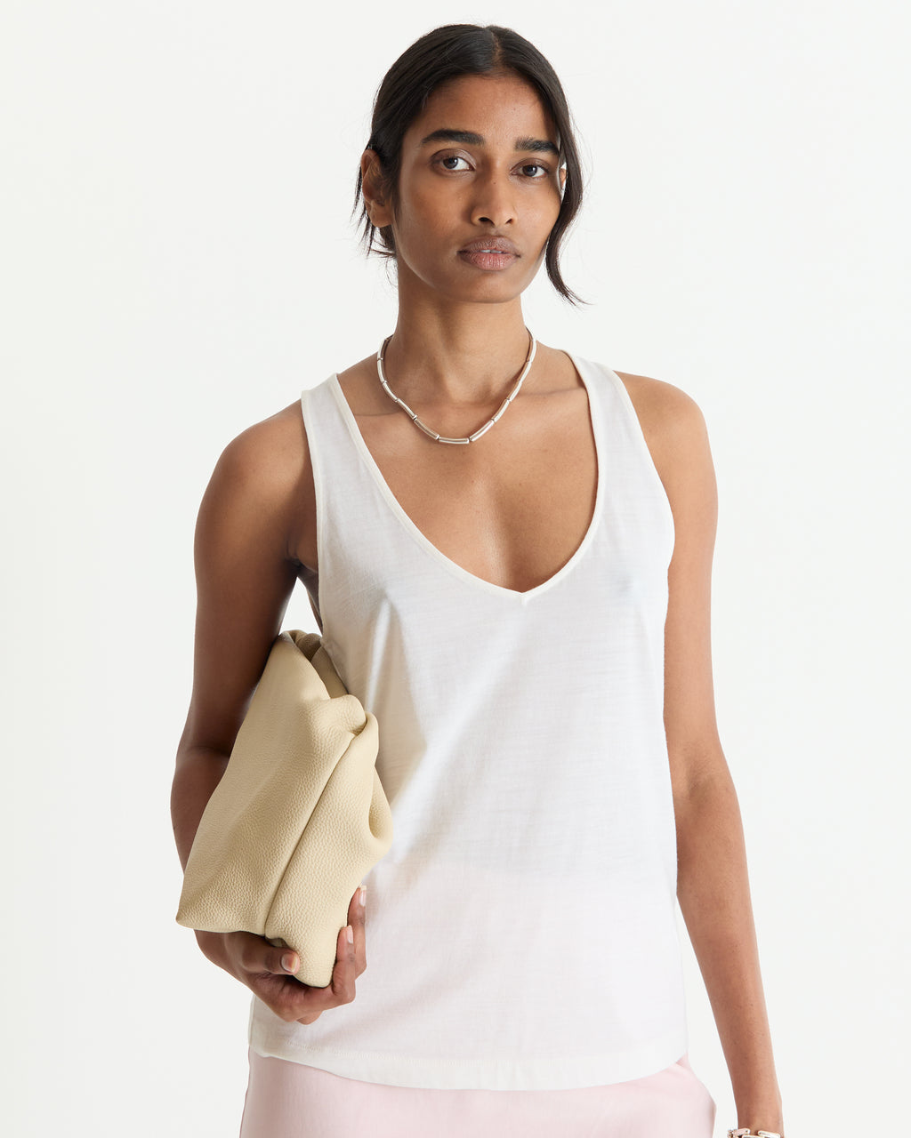 Debora Ecru Tank Top