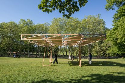 timber pavilion in crystal palace park is part of LFA 2023