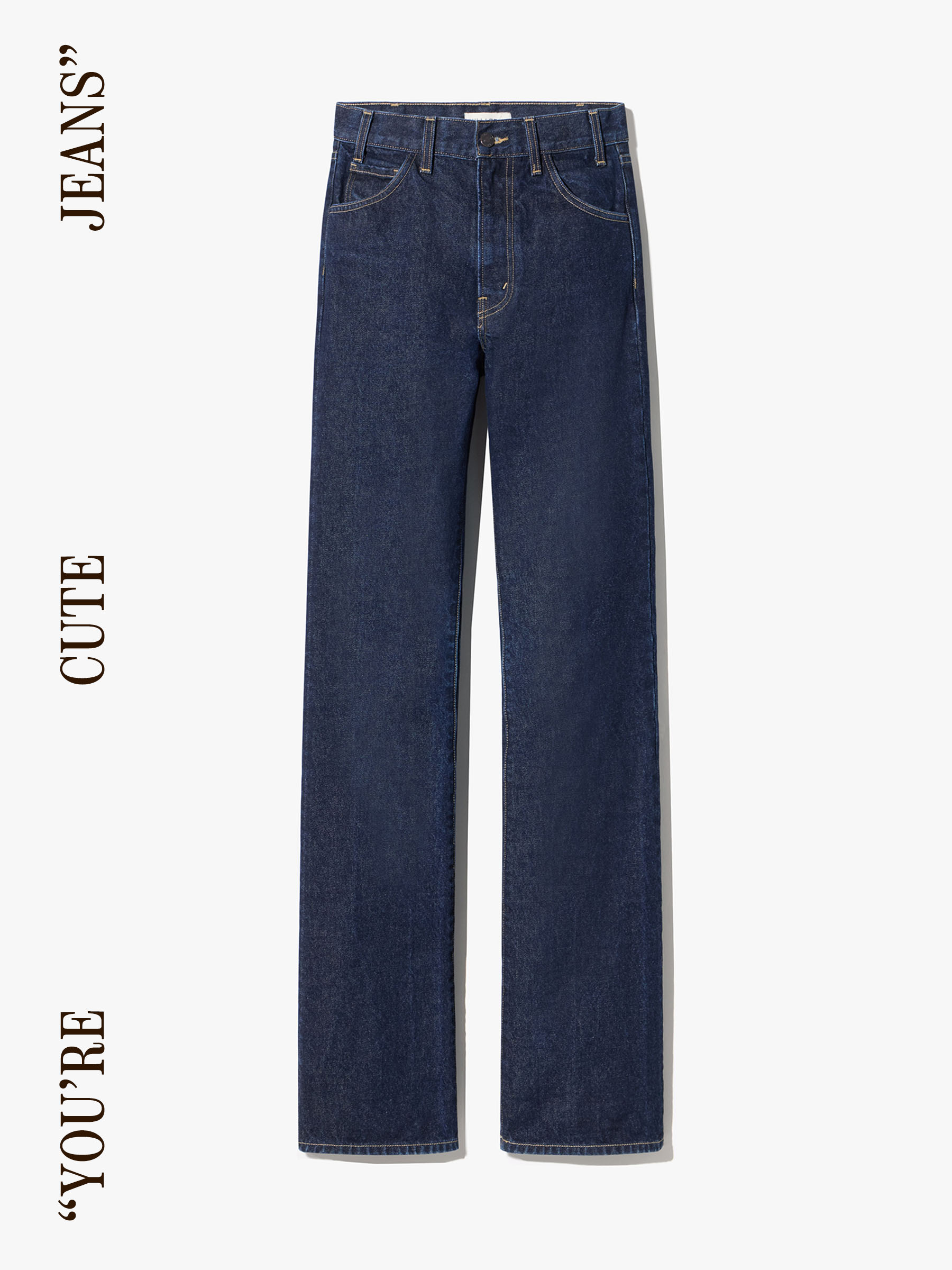 Nili Lotan dark-wash straight-leg jeans