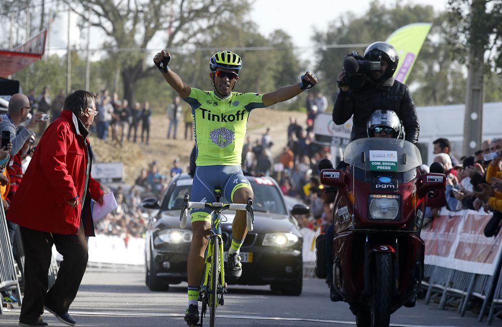 Alberto Contador wins the final stage at Volta ao Algarve
