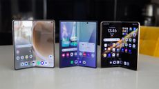 Comparing folding phone screens