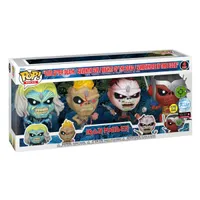 Iron Maiden Glow-in-the-dark Eddie Funko four-pack
