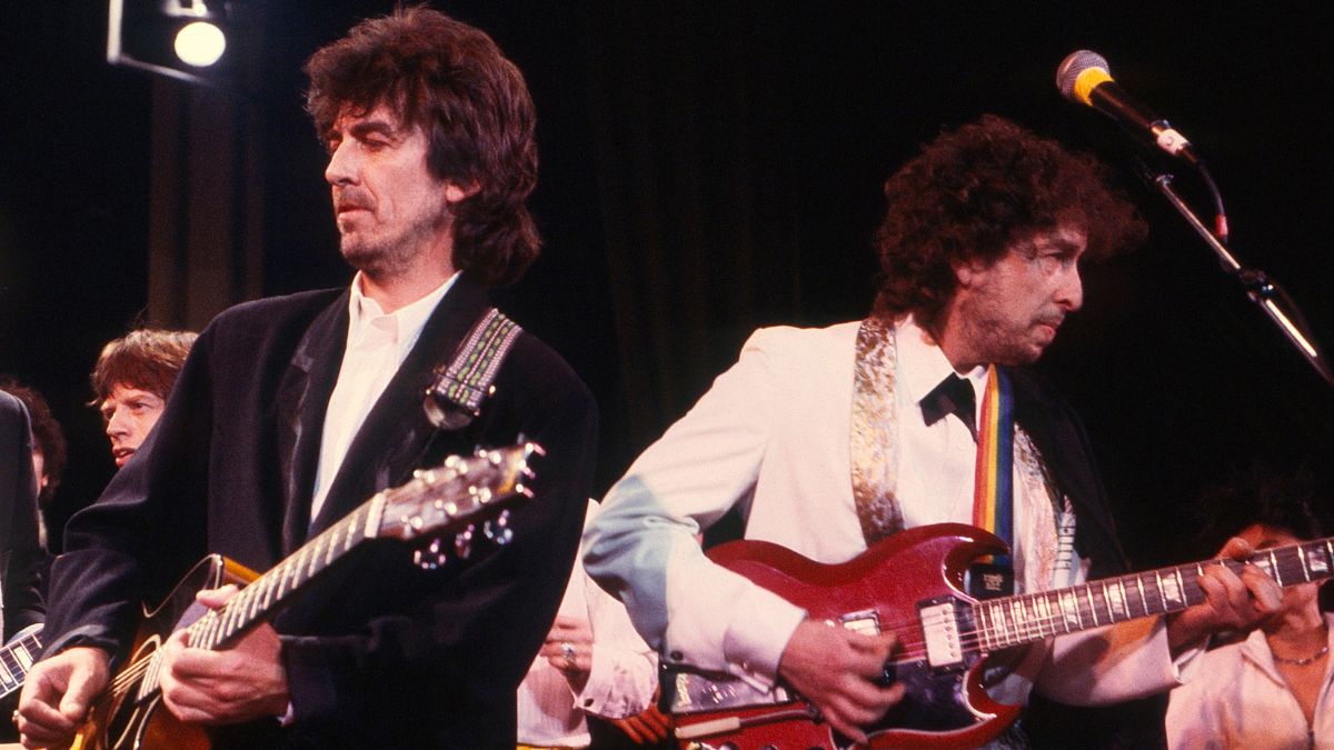 George Harrison and Bob Dylan