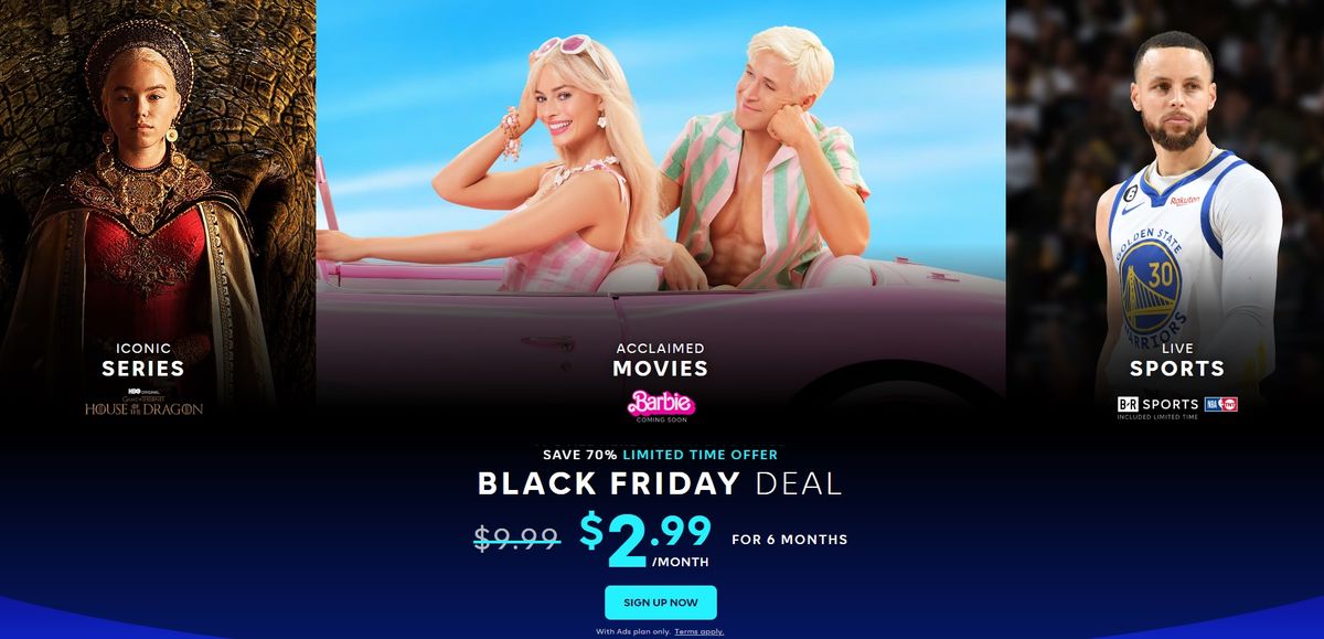 HBO MAX Black Friday Deal —