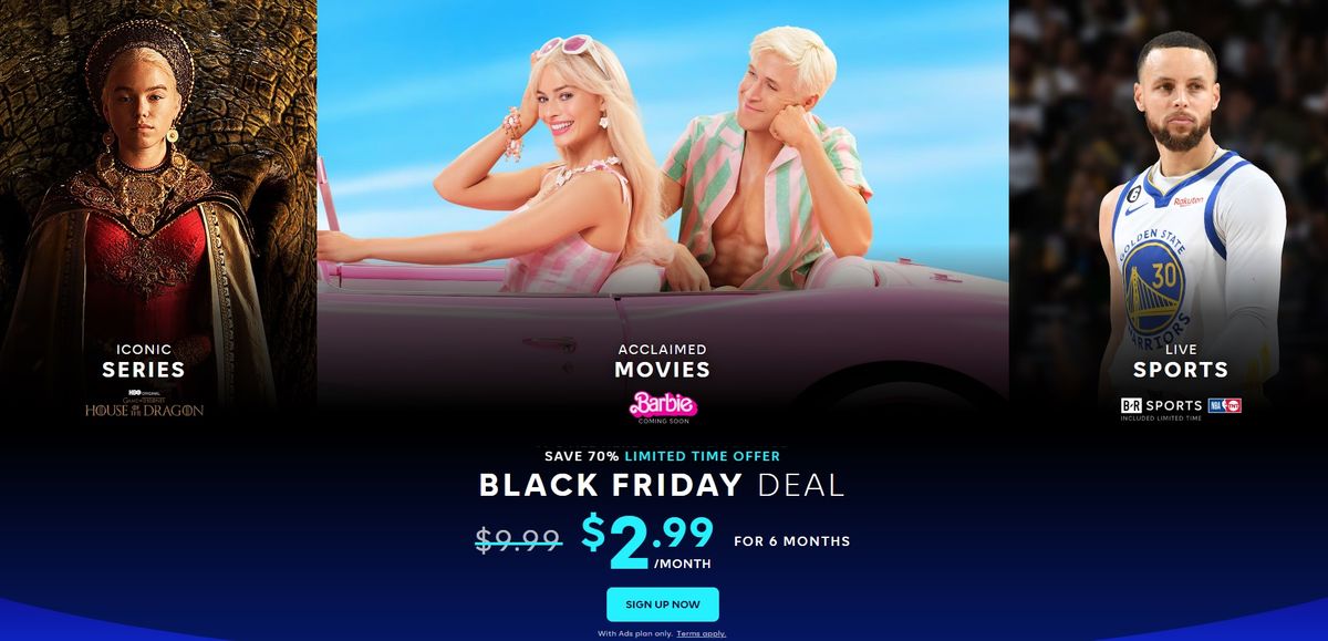 MAX Black Friday Deal: $2.99/month for 6 months : r/HBOMAX