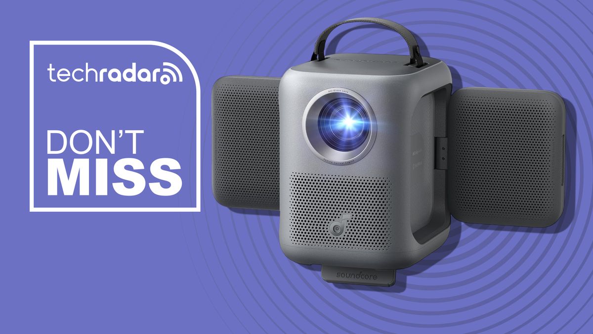 This clever Anker portable projector is 19% off at Amazon — and its flippable speakers are a win for presentations and screenings