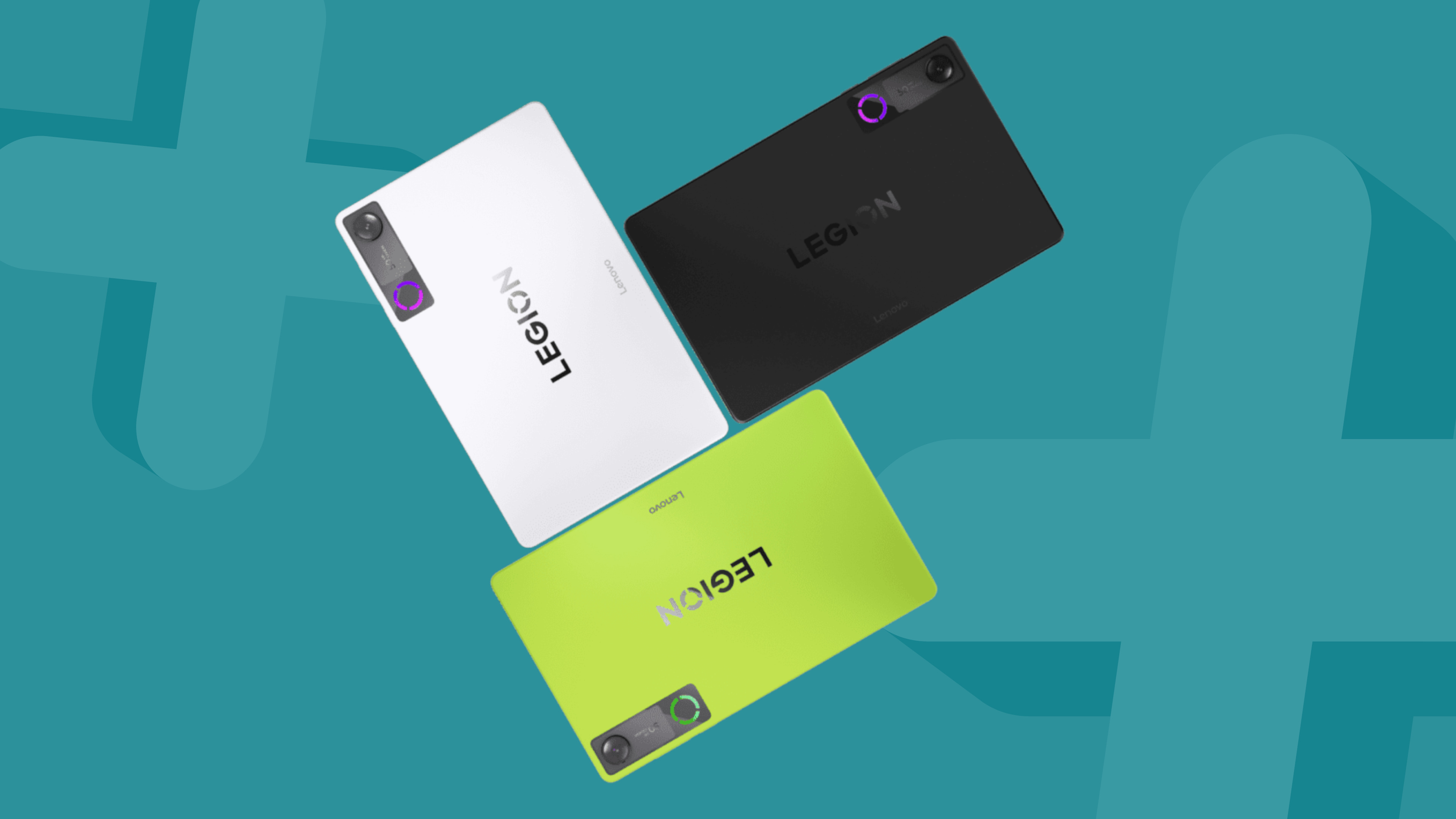 Lenovo Legion Tab Gen 5 on a light blue background