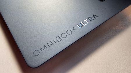 Image of the HP OmniBook Ultra 14 (G2) at CES 2026.