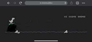 Google Chrome Dino game
