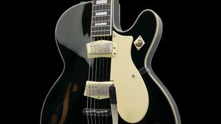A photo of the Silvertone 1446 VBK (for Bigsby Vibrato)