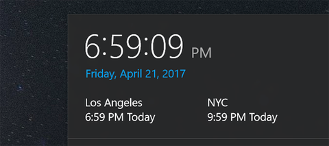 different time zones clock desktop