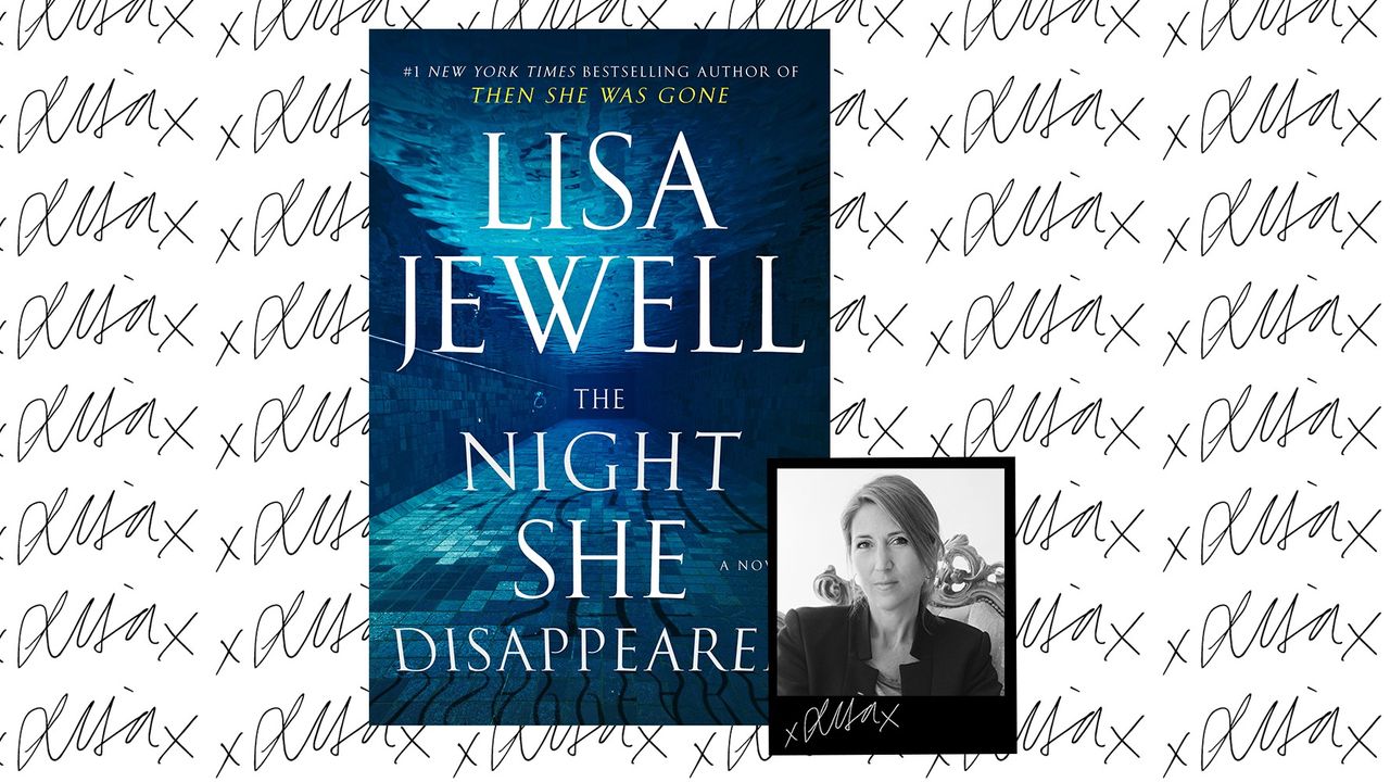 Lisa Jewell and the cover of &#039;The Night She Disappeared&#039;