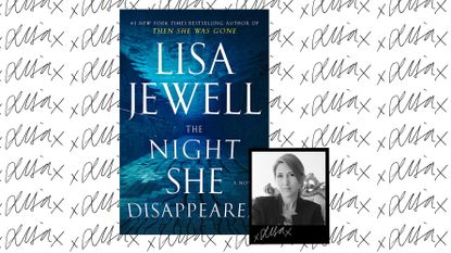 Lisa Jewell and the cover of 'The Night She Disappeared'