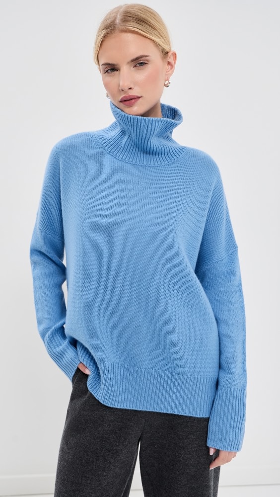 Heidi Cashmere Sweater - Azure
