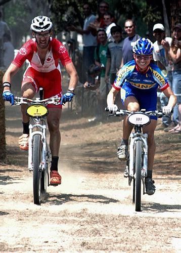 Riding with Shonny Vanlandingham at the end of NORBA 1