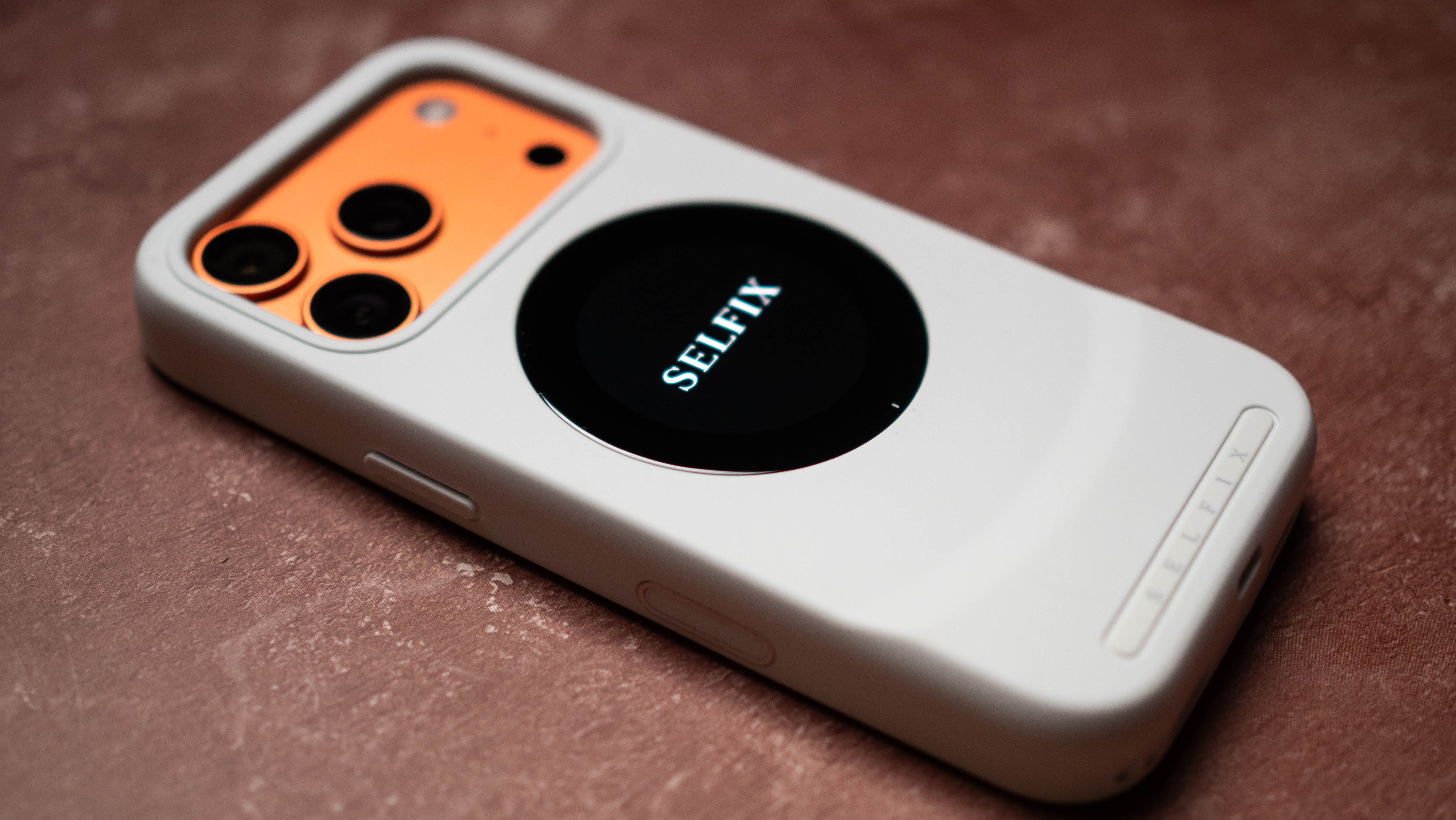 Selfix case used with the iPhone 17 Pro