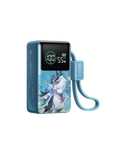 Nexode Pro Power Bank (10000mAh, 55W) with built-in screen