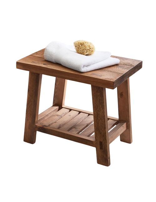 Rustic Reclaimed Wood Stool
